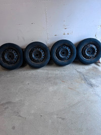 4 Toyota Yaris Winter Tires with Rims