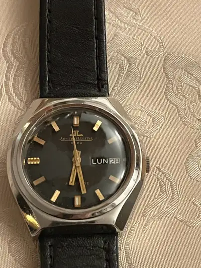 Vintage - circa 1970s - automatic - 38mm - with day display in Portiguese -new strap - a unique piec...