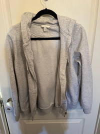 Grey Zip up Hoodie