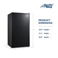 Arctic King 3.3cu.ft compact fridge, AK 3.3CF 1D WHT