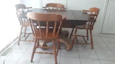 Antique dining table set, View more