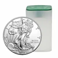Tube en argent/silver .999 bullion American eagle 20 oz 2023