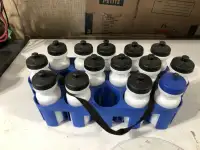 Water bottle trey and water bottles