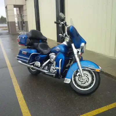 2006 hd ultra classic 69k 12” factory 47s handlebars ,hd adjustable back rest ,stage 1 , complete ca...