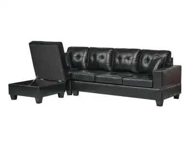 free delivery on leather storage sofa, View more