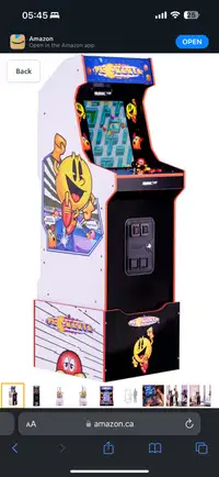 Arcade 1up PAC-Mania arcade machine 