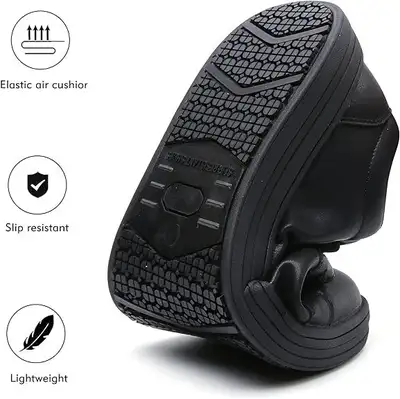 Non Slip Work Shoes LMQLZHYC - black, size 8 Men/9.5 women, View more