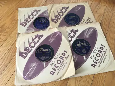 78s - 4 Records - Bing Crosby - Decca - 1930s/40s, View more