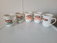 A&W coffee mugs 