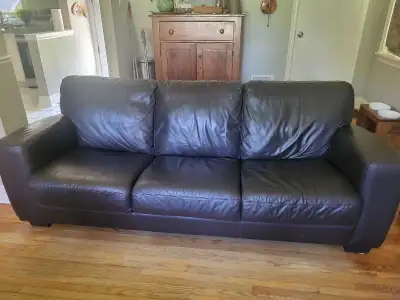Leather couch, View more