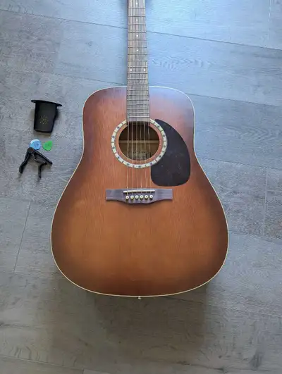 Art and Lutherie Canadian made acoustic cedar model guitar, View more