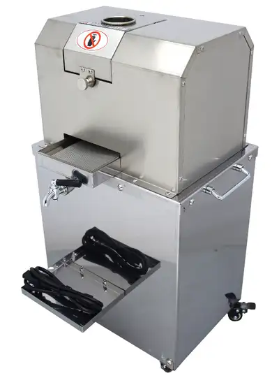110V 4 Rollers Electric Sugarcane Juicer Machine 134038, View more