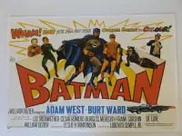 ORIGINAL BATMAN MOVIE LOBBY CARD POSTER REPRINT 19" x 13"
