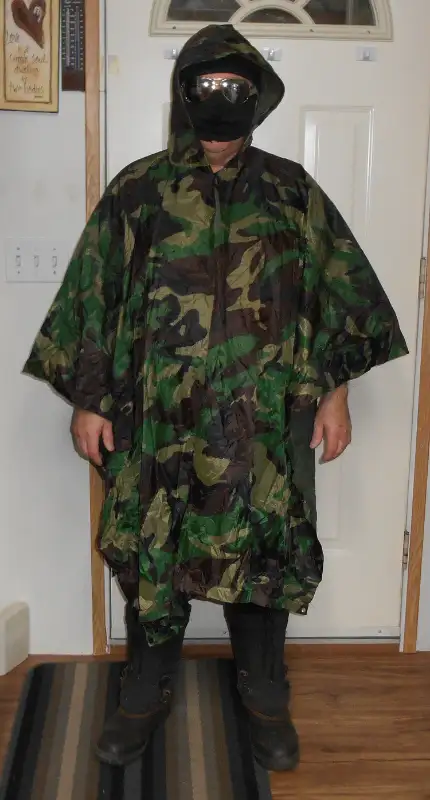 New Camouflage Poncho Raincoat - One Size Fits All63838170085891120