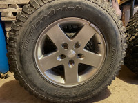 31in Mud terrain tires on 17”Jeep Rims 5x127 (5x5)