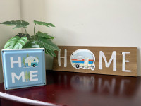New Wooden and Metal “Home- RV-Trailer-Camper” Signs