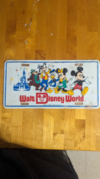 Disney world liscence plates 