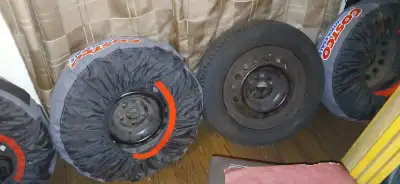 4 Working used Summer tires with Rim for Sale..one tire might need inspection or if you just need th...
