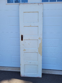 Antique 5-Panel Wood Door