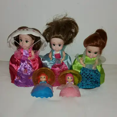 5 CUPCAKE DOLLS: Popcake Surprise 3" Haschel 5" Cupcake Surprise, View more