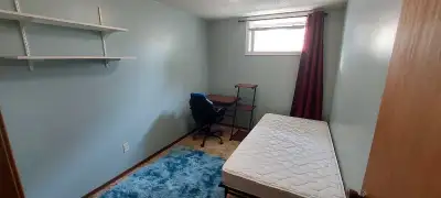 1 furnished bedroom available in a 2 bed 1 bath furnish legal basement suite. All utilities and Inte...