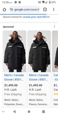 Selling my uses brand new Canada Goose 