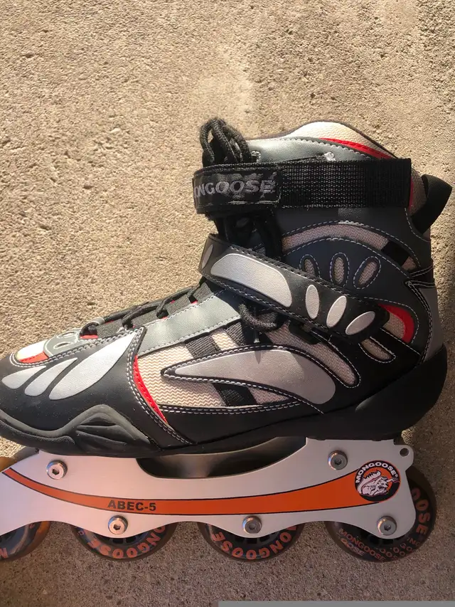 Mongoose ABEC-5 Inline Skates Roller Blades Mens Size 8, Aluminu in Skates & Blades in City of Toronto - Image 8