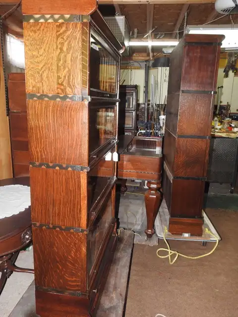 Several antique barrister bookcase  2,3,4 levels restored in Bookcases & Shelving Units in Hamilton - Image 3