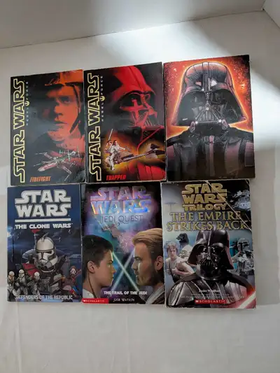 Star Wars Chapter Books Mixed Lot Of 6 Paperback, View more