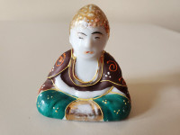 Bouddha miniature Satsuma japonais vintage figurine