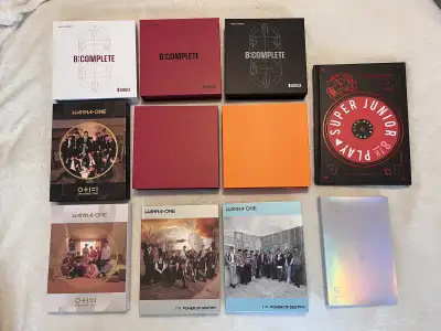 Multiple kpop albums for sale including: *BTS album include damages as the material is fragile, feel...