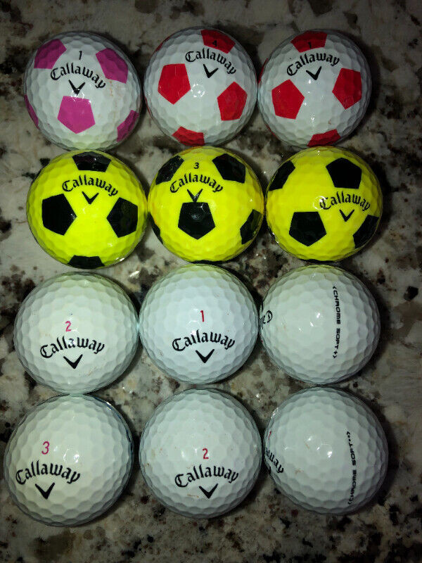 Callaway Chrome Soft and Chrome Soft Soccer Used golf balls dans Golf  à Kitchener / Waterloo - Image 3