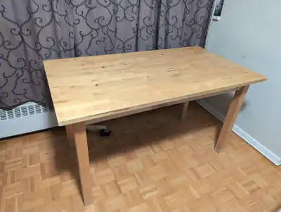 Wooden Kitchen Dining Table 135 x 74 cm height 70cm, View more