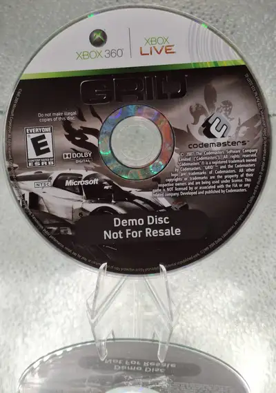 Grid Demo Disc Xbox 360, View more