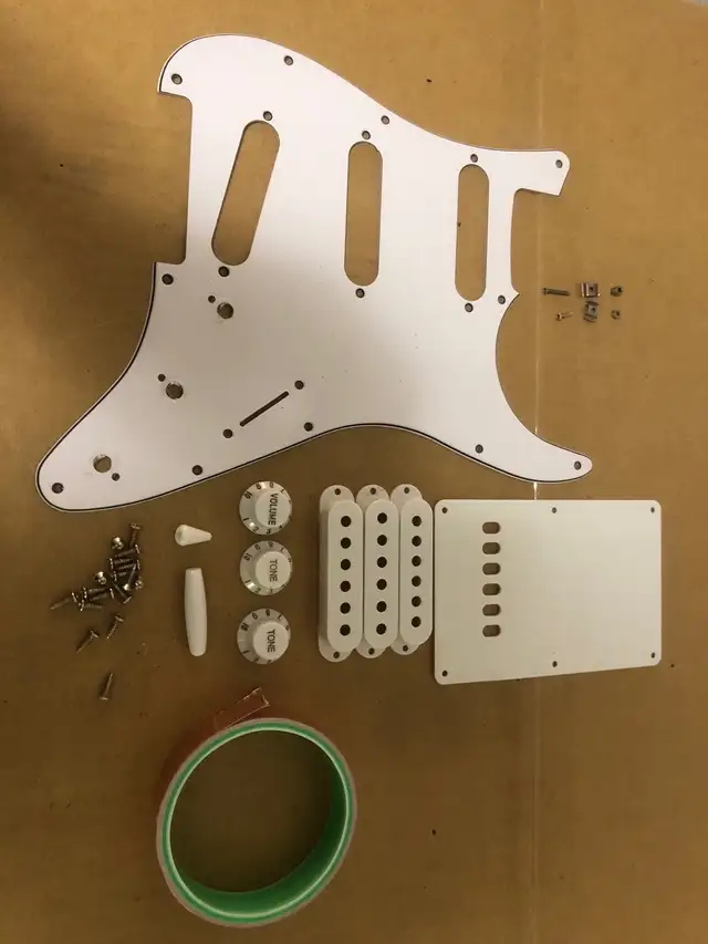 Stratocaster Pick Guard kit with Copper Tape in Guitars in Victoria - Image 7