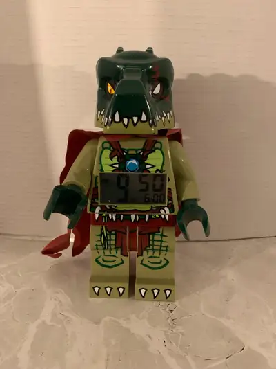 Assorted Lego clocks- Star Wars/ Spider-Man/ crocodile craggie, View more