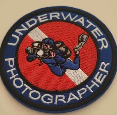 patch underwater photographe pour collection. Neuf. 10$