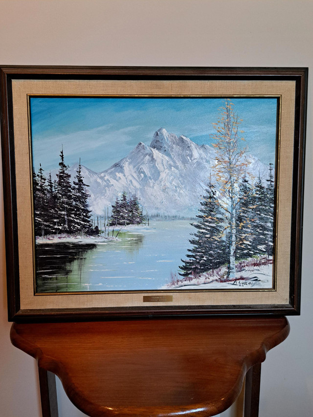 Adolf Lucchi Original Oil Painting in Arts & Collectibles in Barrie