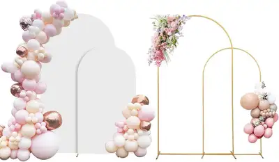 Elevate your event decor with this elegant Arch Backdrop Stand, perfect for weddings, birthdays, and...