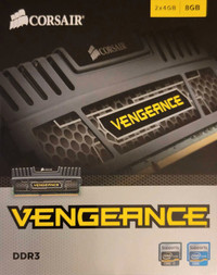 CORSAIR Vengeance® — 8GB Dual Channel DDR3 Memory Kit