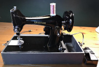 Singer Spartan Sewing Machine with case -