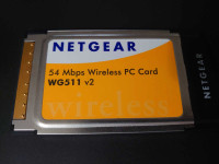 Netgear 54 Mbps WG511 v2  Wireless card