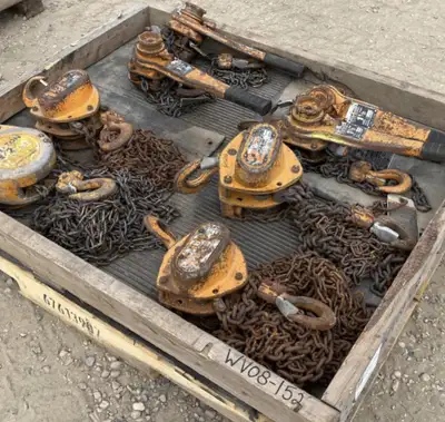 Heavy-Duty Lifting Equipment for Rent – KITO (Japan) Perfect for millwrights, welders, mechanics, fa...