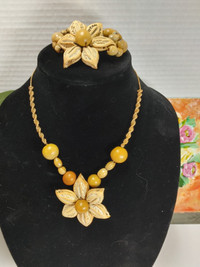 Plant Seed Necklaces & Bracelet Vintage Handmade Natural Jewelry