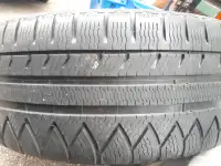225 50R17 Michelin winter tires and Honda silver rims