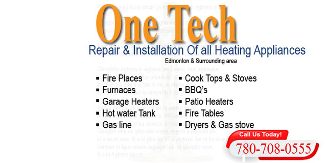 Service & installation of All Heating appliances in Appliance Repair & Installation in St. Albert