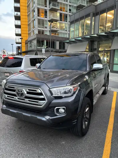 Loaded 2018 Toyota Tacoma Limited with all black leather interior and premium features throughout. T...