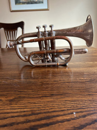 Antique Bb cornet 