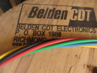 Belden Brilliance 1505S5 coaxial cable coax for audio video