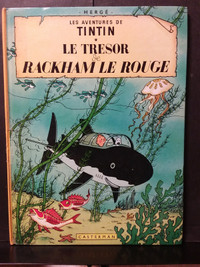 TINTIN #12    LE TRÉSOR DE RACKAM LE ROUGE  1984